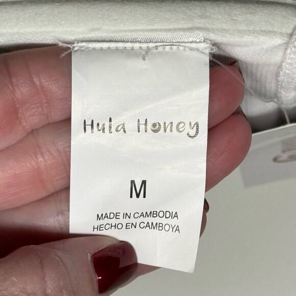 NWT | Hula Honey | Striped Bikini Set | Blue & White | Size Medium - Picture 11 of 16